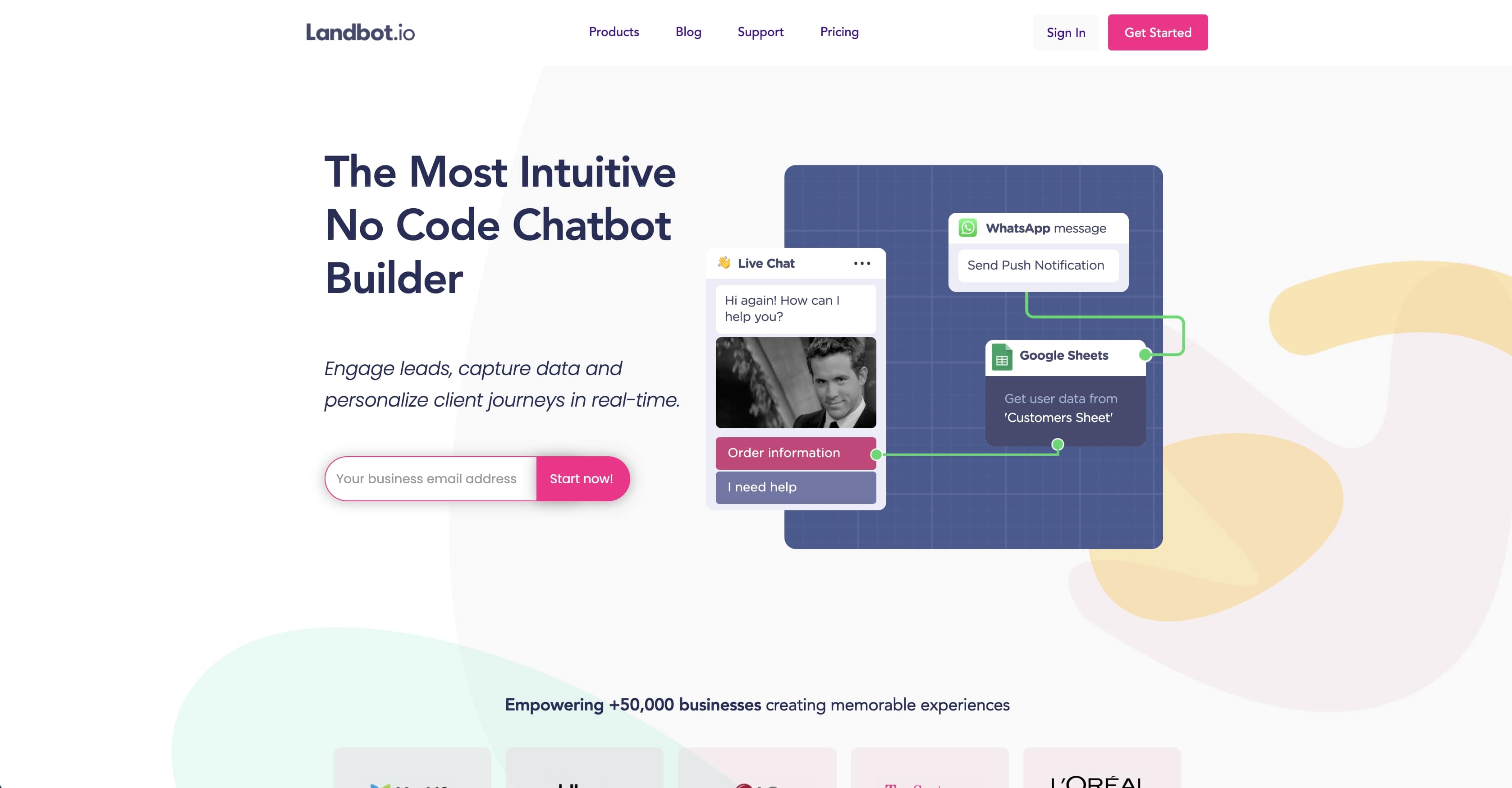 No-code Chatbot Builder