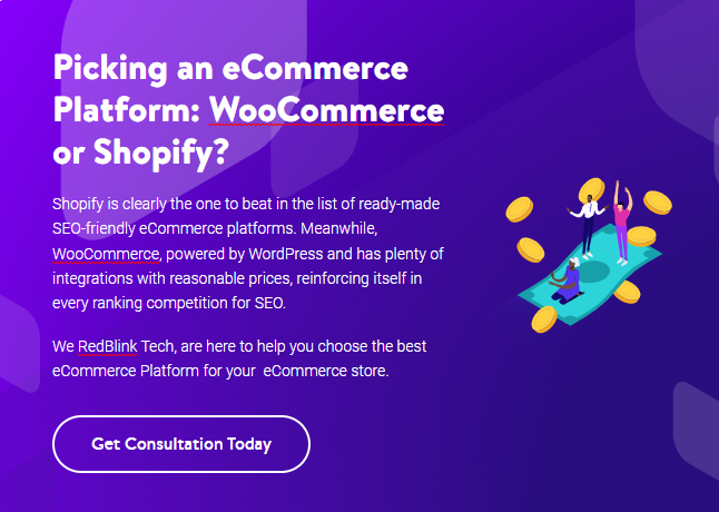 Shopify vs WooCommerce SEO - get consultation