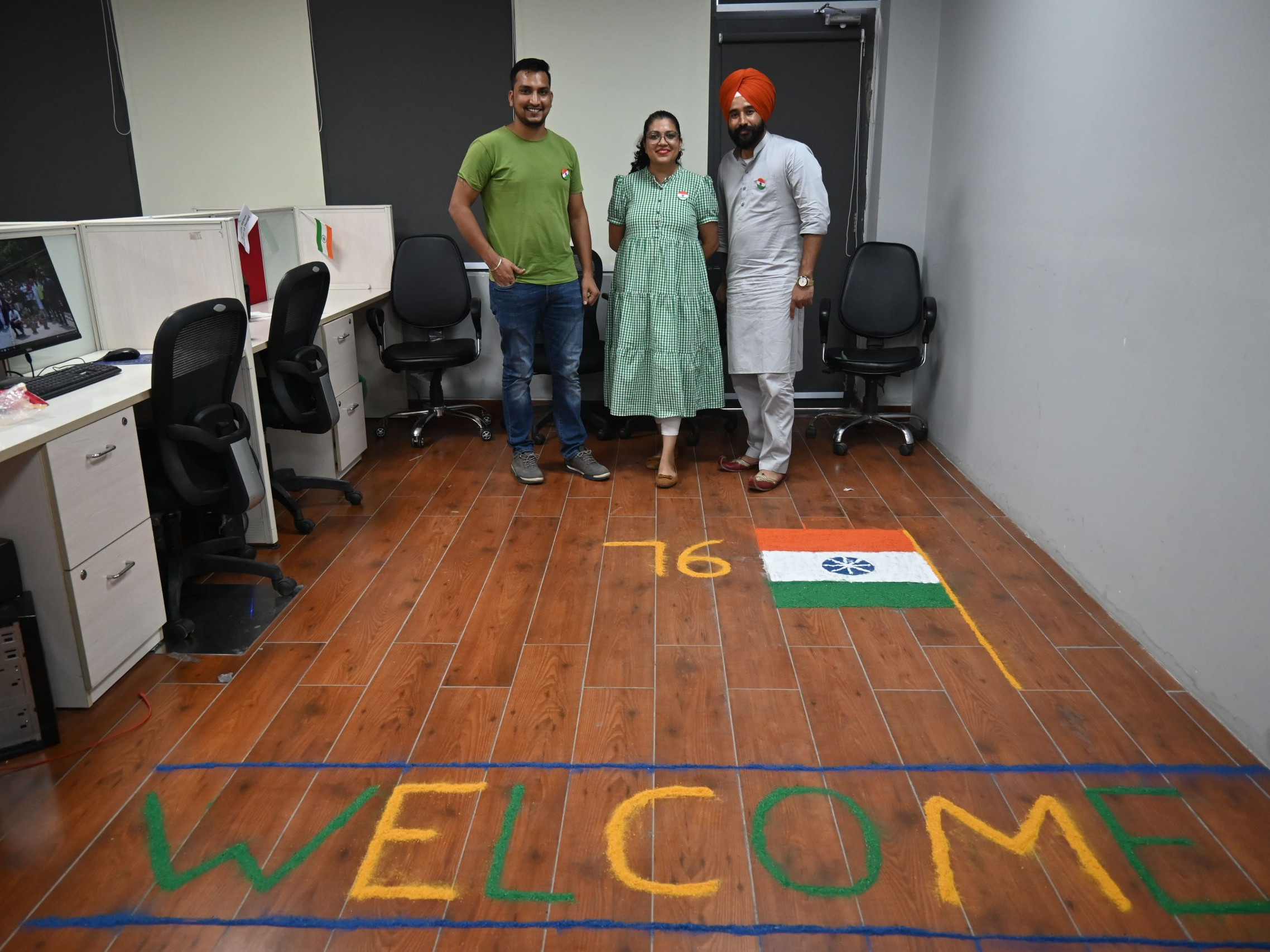 Independence Day Rangoli - RedBlink