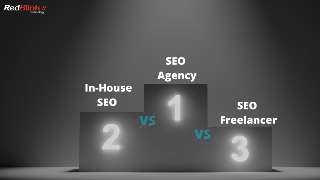 SEO agency vs in-house SEO vs SEO Freelancer