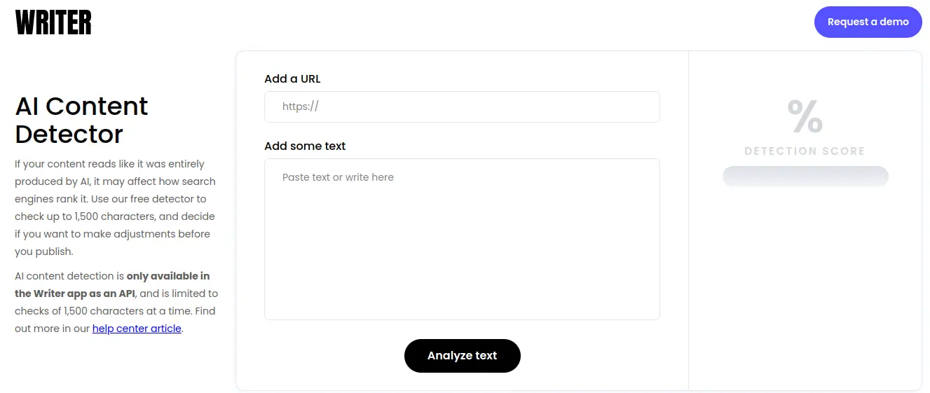 Writer- AI content detection tool