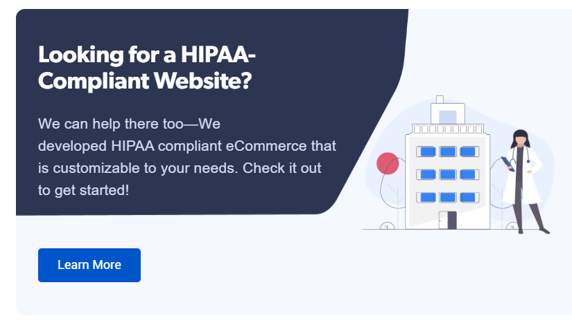 hipaa compliant website design and development services